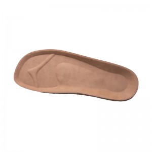 Natural cork insole